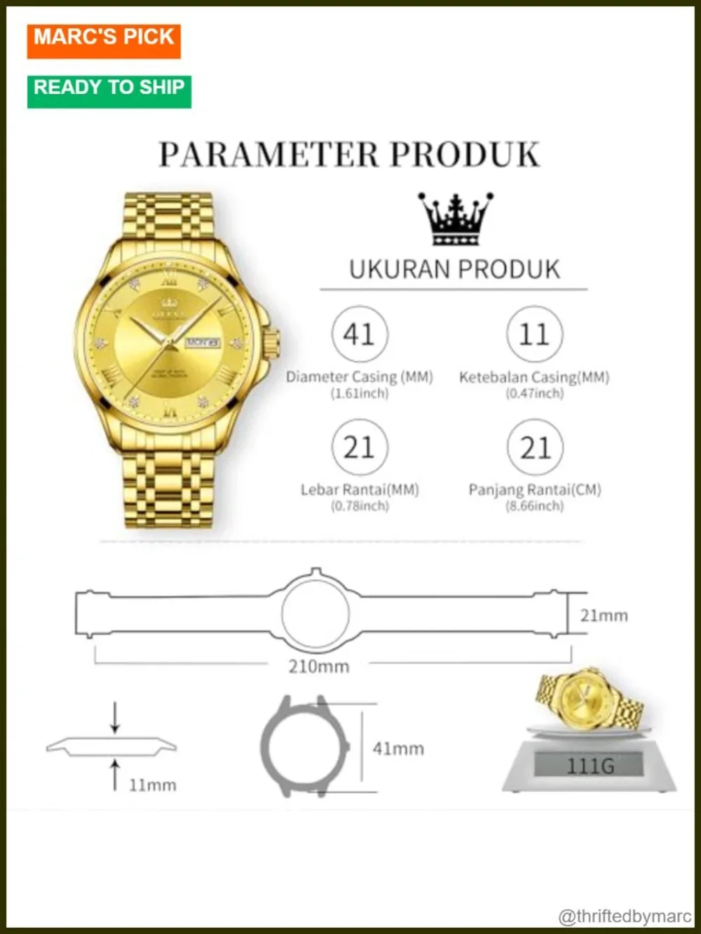 Luxury Waterproof Analog Quartz Watch Stainless Steel Minimalist Casual Day Date